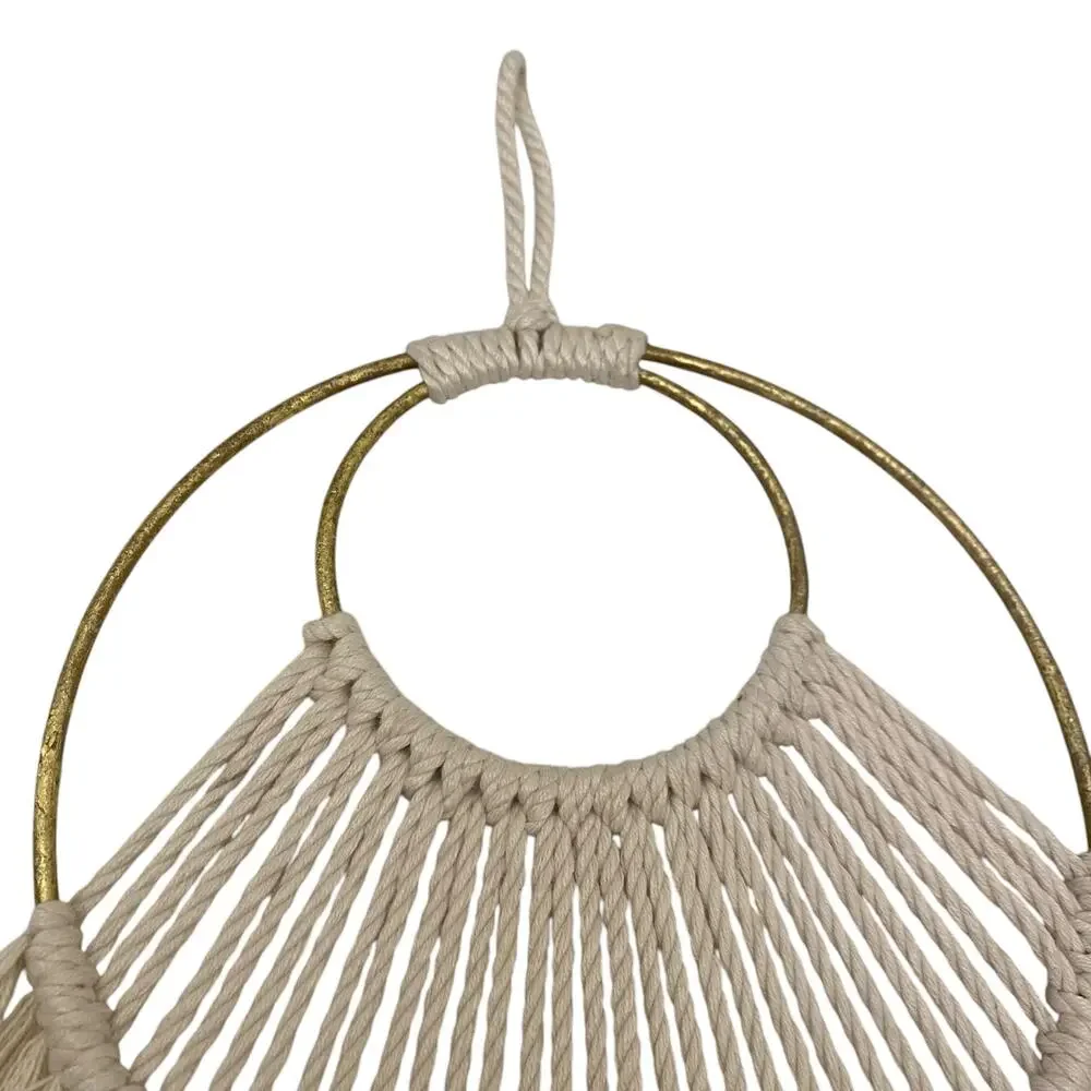 Macrame Wall Hanging Dreamcatcher Boho Hippie Festival Good Vibes Decor Tranquil